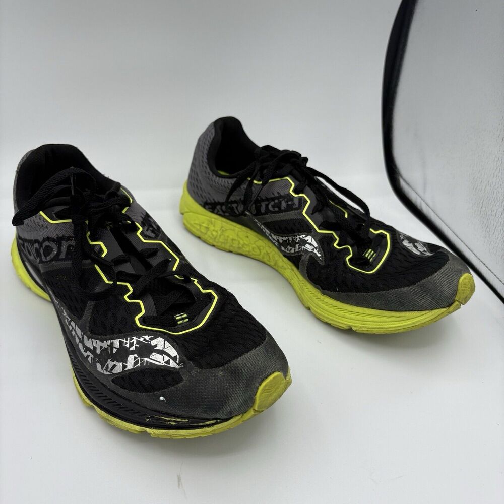 Saucony Sneakers Mens Size 10 Racing Fastwitch Athletic Running Sport Black G1